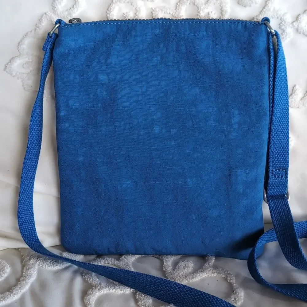 Kipling Keiko Medium, 💙Electric Blue Triple Zip Crossbody Handbag NWOT